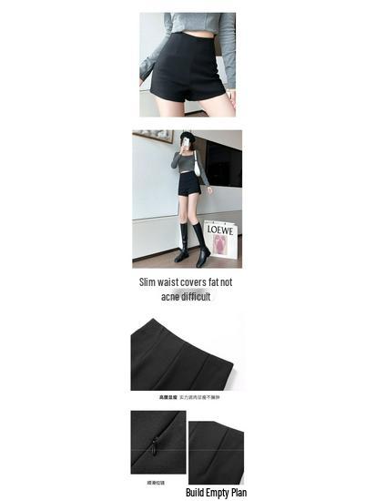 Women's High Waist Elastic Casual Three-Point Shorts - Spring/Summer Anti-Exposure Fit