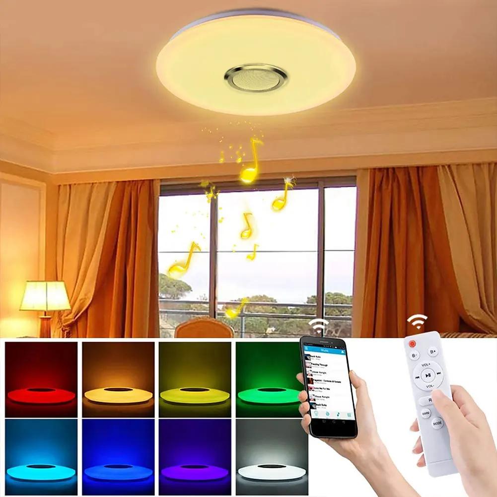 Smart RGB Ceiling Lamps Smart Modern Ceiling Lighting Bluetooth-compatible Home Decoration Smart Ceiling Light for Children Room