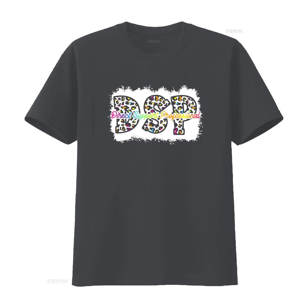 DSP Life RN CNA Nurse Boho Leopard Funny T Shirt For Women vintage Washed homme Slightly streetwear fashion Stretched Unisex