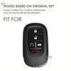 Silicone Car Key Case Cover Shell For Honda    Accord Civic Hr-V Cr-V Pilot Sport Si Ex Ex-L Keychain Accessories