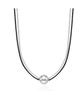St.Scott London Two-Line Ball Necklace Stj-Nb1695Wg