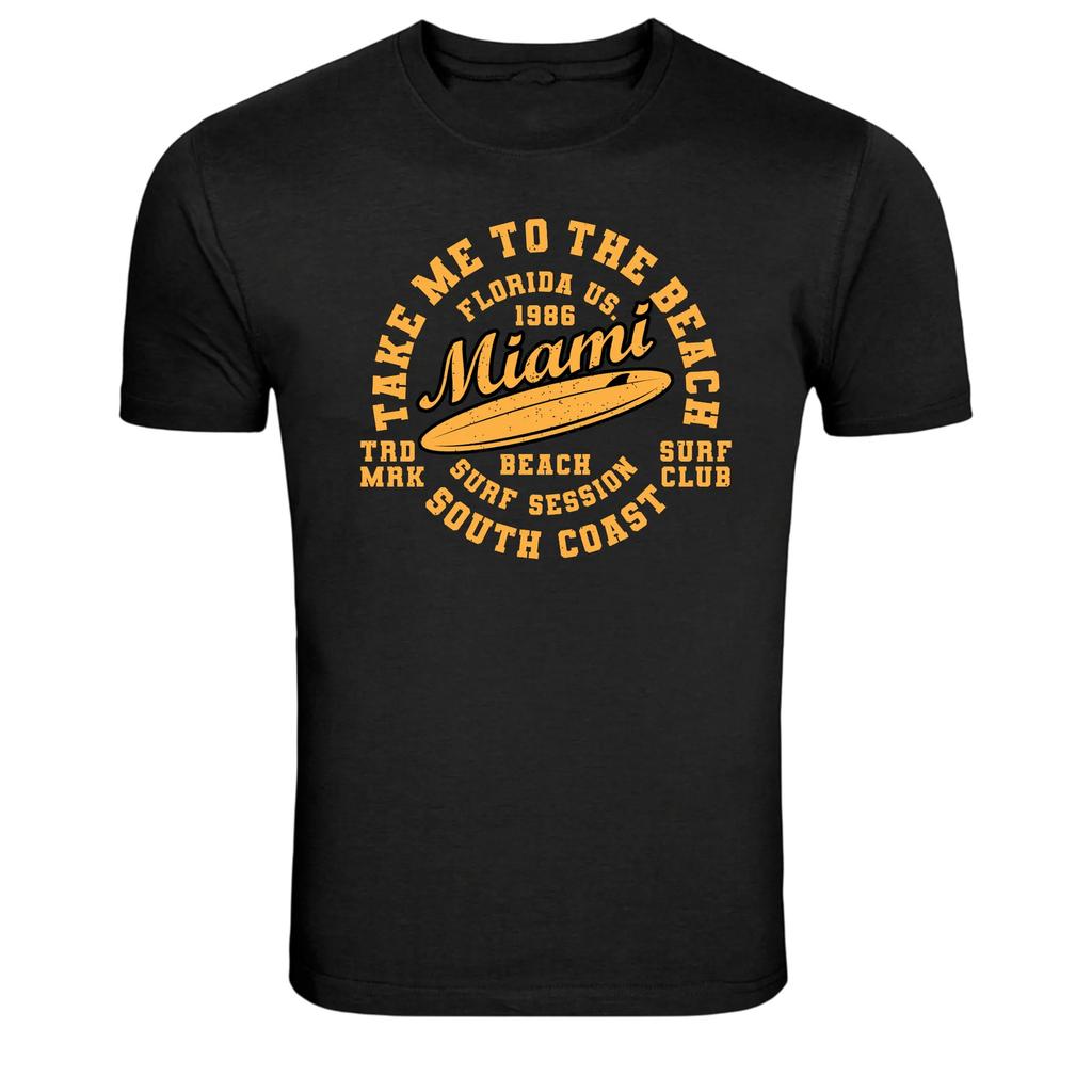 Take Me To The Beach Miami Surf Club Graphic T-Shirt
