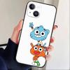 F-Gumball und Darwin Handyhülle Für iPhone 16,15,14,13,12,17,Pro Max,Plus Silikon Schwarze Hülle