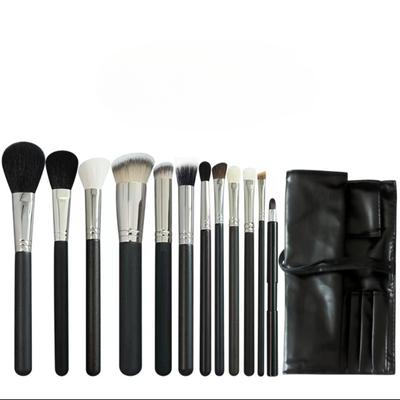 Pennello cipria libera, pennello fondotinta, pennello correttore, pennello per ombretto naso, pennello ombretto, pennello labbra, set di pennelli per trucco contouring e illuminante, pennello con pelo animale