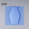 3/6Pcs Wall Mount Silicone Vase Reusable Self-Adhesive Home Office Indoor Refrigerator Window Wall Hanging Plants Flower Vase Sticker Decoration