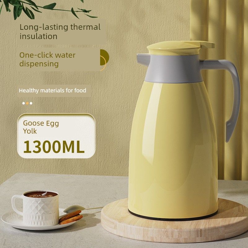 New Style Thermos Kettle for Office Workers, Large Capacity Thermos Cup, Coffee Pot, Large Hot Water Bottle for Dormitory, Teapot, Warm Water Kettle