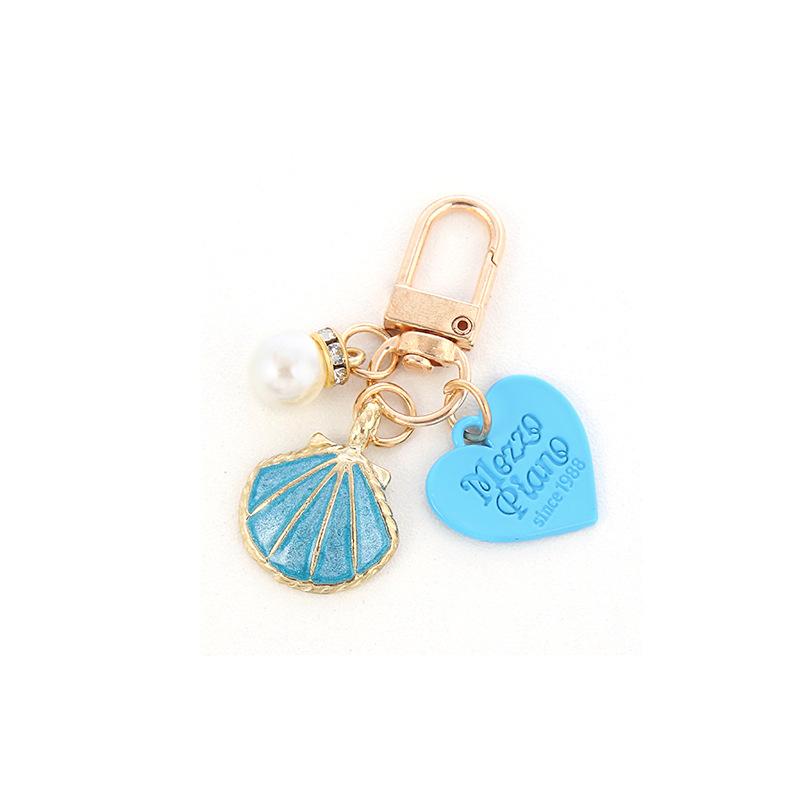 Bag Ornaments Elegant Heart Pearl Keyring Starfish Keychain Elegant Jewelry Party Gift Accessory For Gift