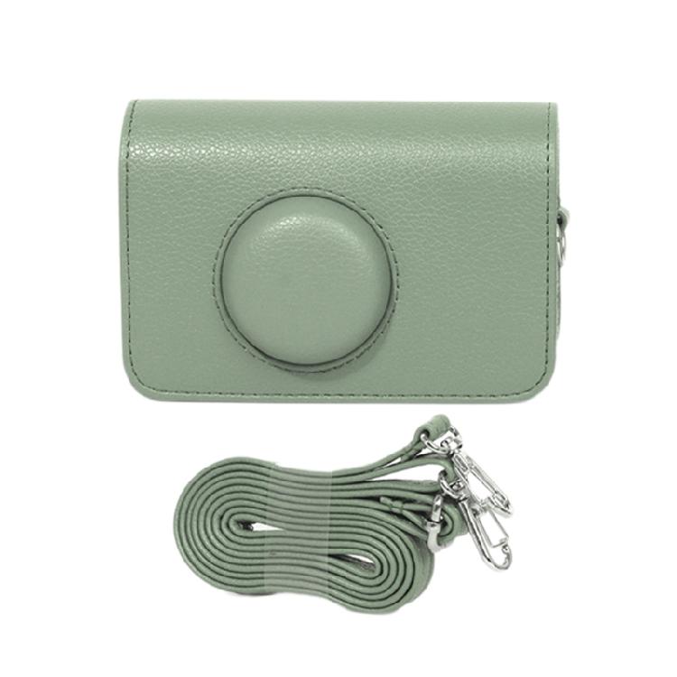 

Solid Color Carrying Case with Adjustable Shoulder Strap PU Leather Case for EKTAR H35 F9 501F Retro Camera Bag