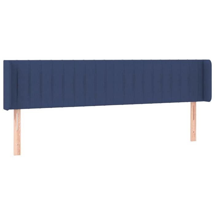 VidaXL Tête de Lit à LED Meuble de Chambre à Coucher Accessoire de Lit Double Tête de Cadre de Lit Intérieur Bleu 3123502