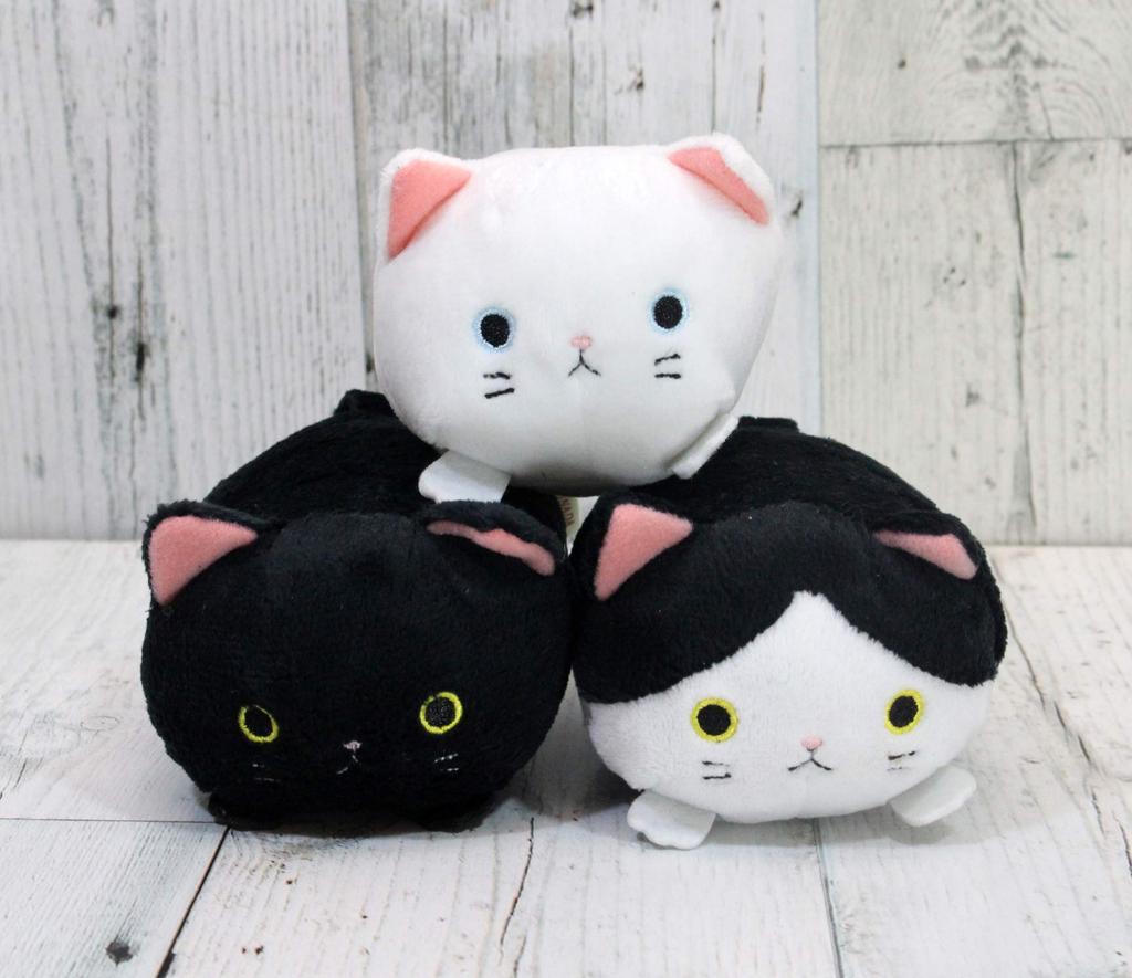 Shinada Nokkete Nyanko (Hachiware) Plüschtier, 7 x 10 x 6 cm, Tier-Merchandise, NKNK-0068H