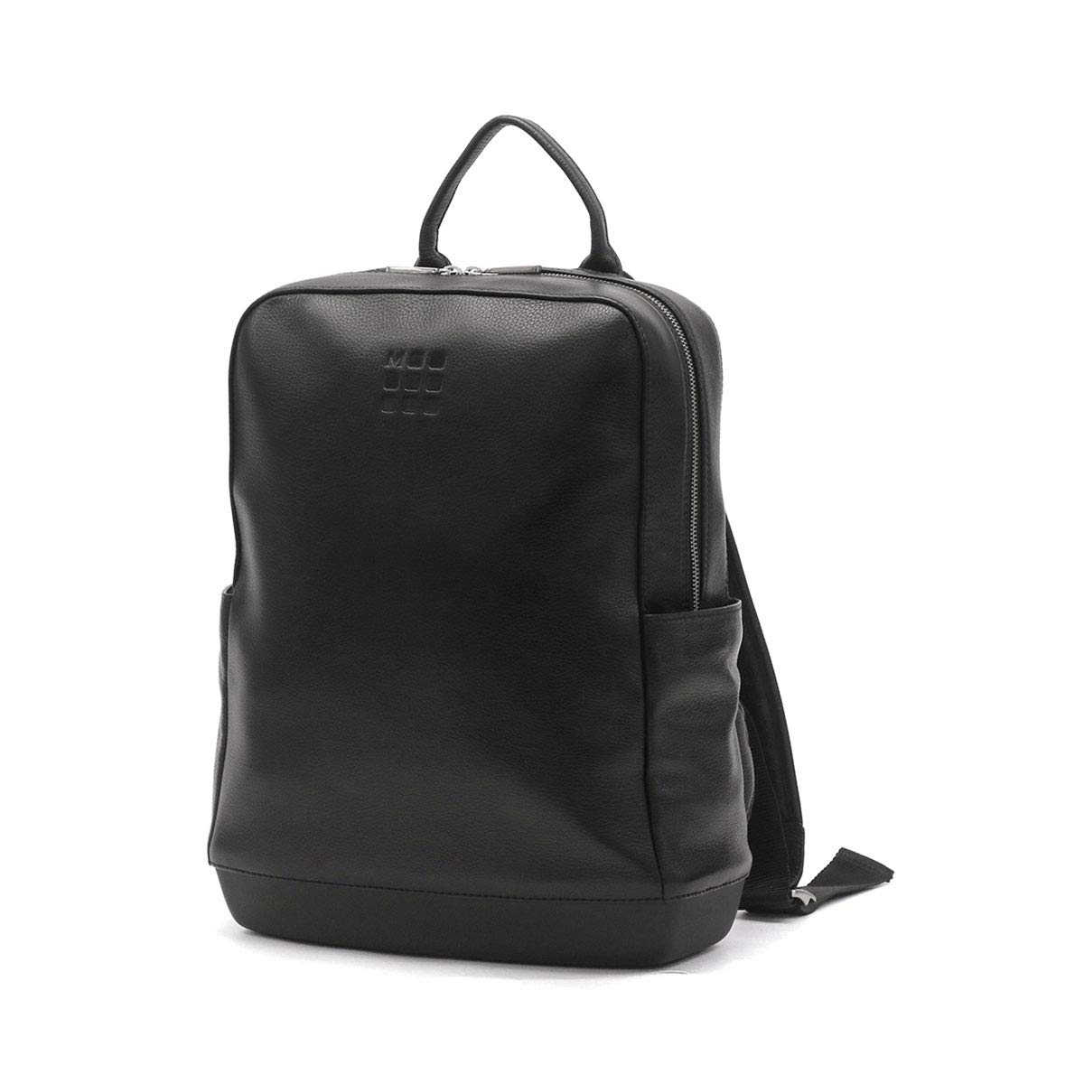 

Backpack 15 Inch PC Storage Leather Business Backpack Men Women Classic Leather Backpack Black One Size [Moleskine] чорний