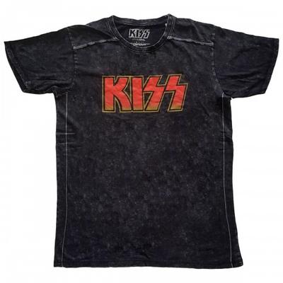 Kiss Класична футболка унісекс для дорослих із логотипом Snow Washed