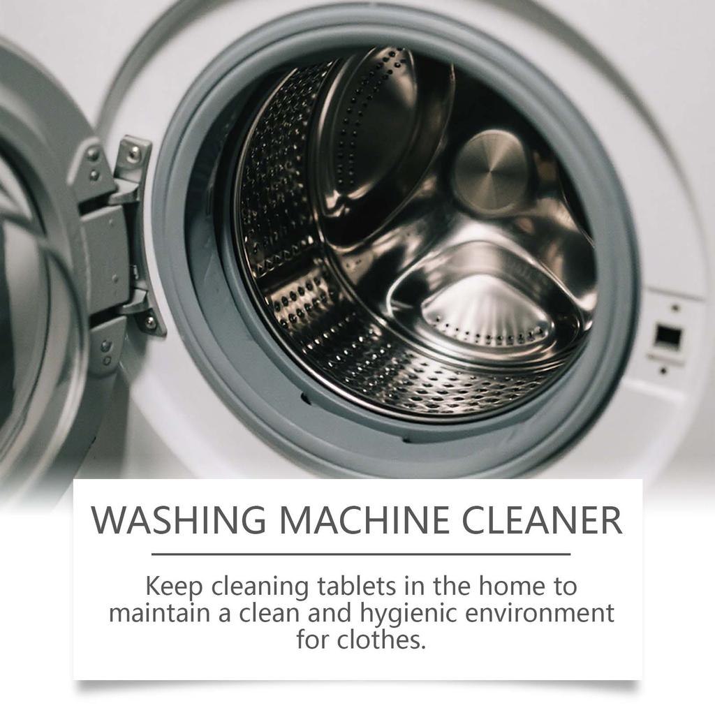 JUE FISH Washing Machine Cleaner Tablets – Daily Cleaning, Deodorizing, and Refreshing Care for All Models