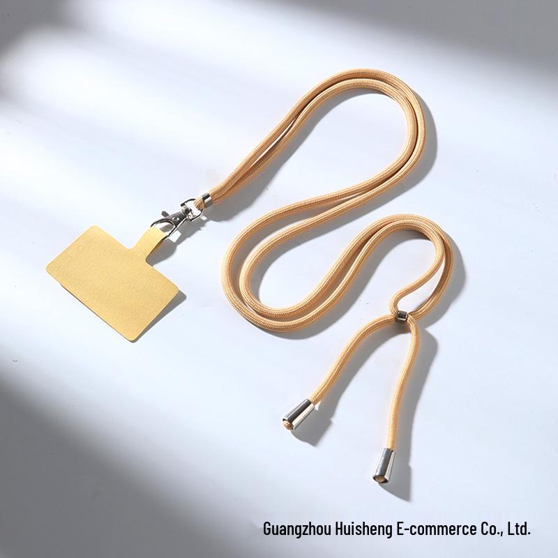 Mobile Phone Lanyard Neck/Crossbody/Wrist Strap with Clip and ID Holder - Anti-Lost Woven Design