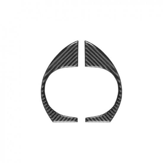 Interior Carbon Fiber Cupholder Panel Trim Cover For Colorado Canyon 2015-