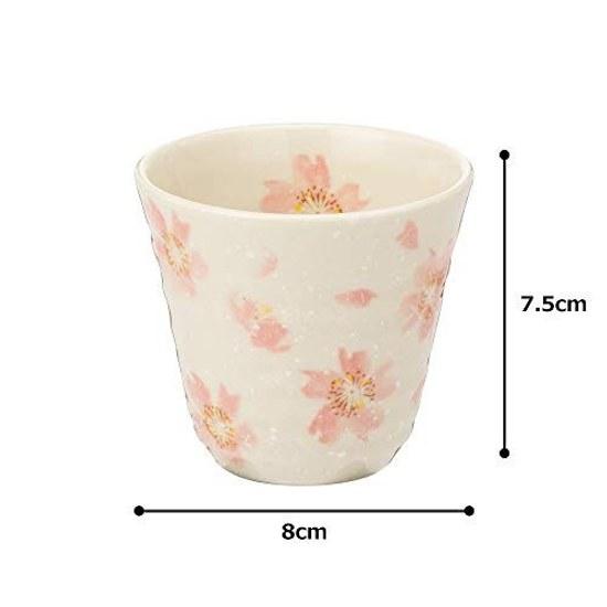 Mino Ware Sakura no Mai Sori Yunomi Pink W20060