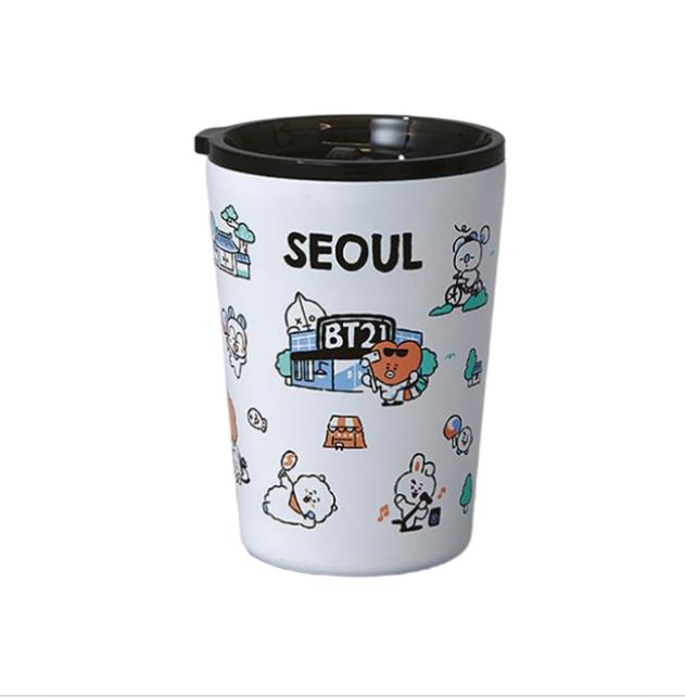

Стакан BT21 Seoul Edition (340 мл / 11,5 жидких унций.) #tumbler x 1pcs