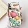 For Motorola Moto E20 E30 E40 E22 E22s E22i Phone Case Back Cover Soft Matte Silicone Slim Fundas Lovely Panda Rabbit Flower