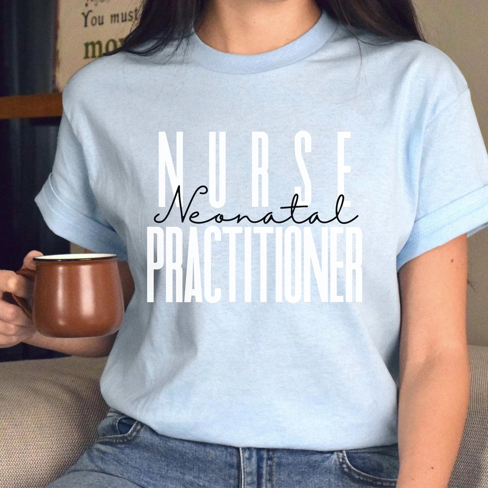 Neonatal nurse practitioner T-Shirt gift NICU Neonatal NP Unisex Tee Sand Pink B 2XL