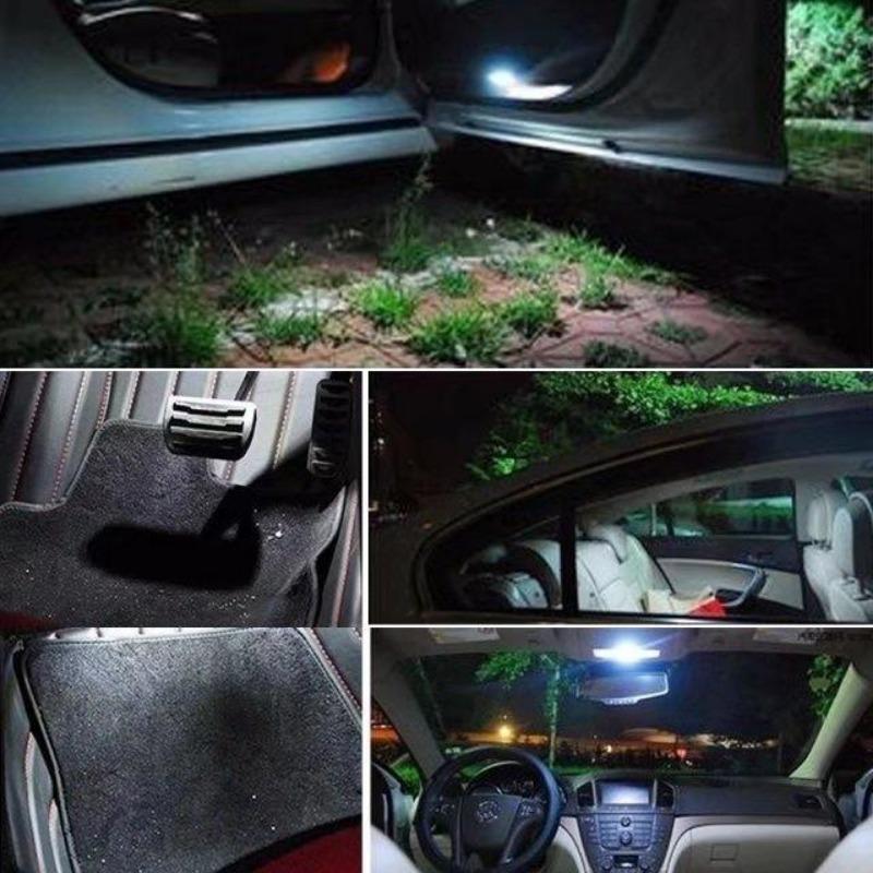 6/10pcs T10 W5W LED Bulb Car Interior Light Turn Side License Plate Lamp 5 Colors