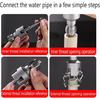 Internal External Pipe Thread Cutting Tool,Electric Drill Compatible PVC Pipe Threader,Plastic Pipes Thread Trimming & Angle Bolt Repair Tools (A)