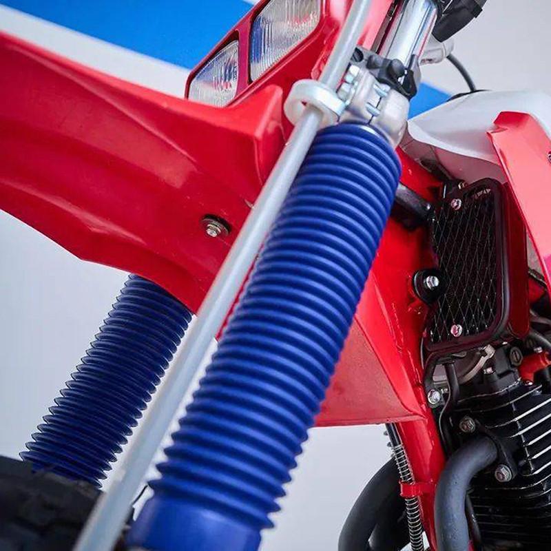 Motorcycle Rubber Front Fork Shock Boot Dust Cover Protection for Honda ATC 250R 1983-1986 Motorbike Accessories
