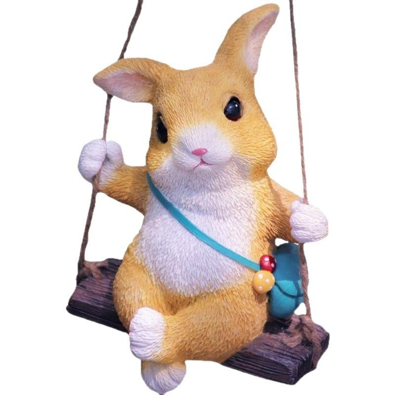 

Маленькое подвесное украшение-качели, Двор, Открытый сад, Балкон, Подвесное украшение для дерева One Size жёлтый