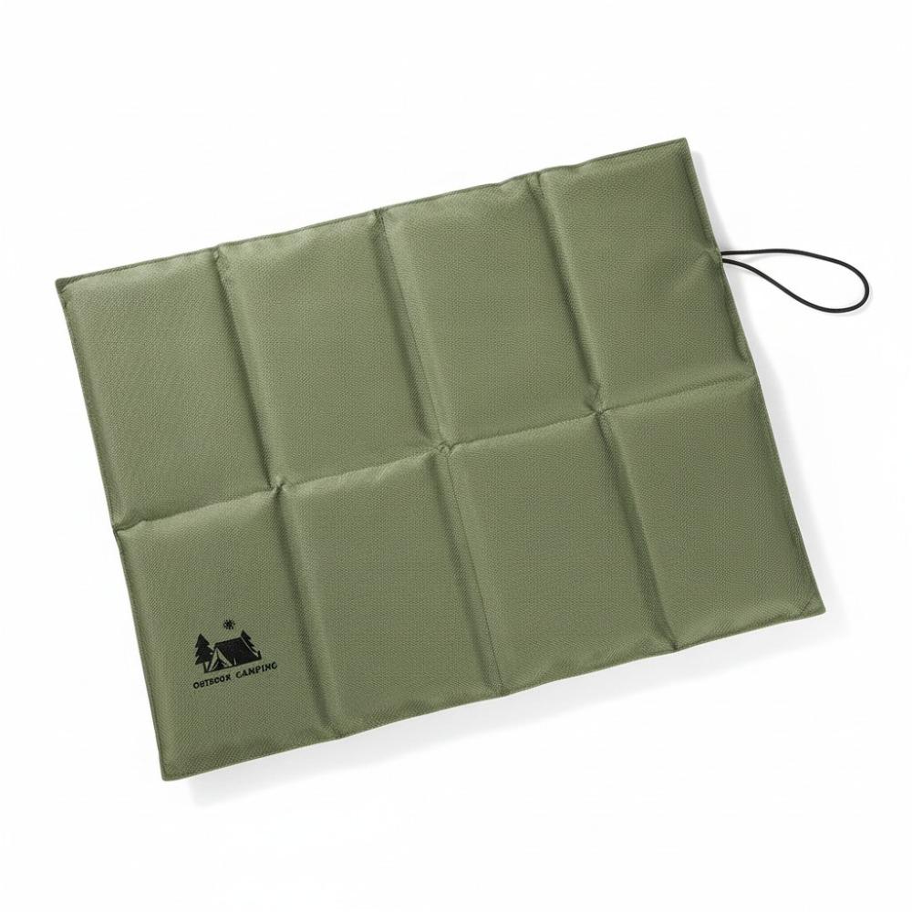 Foldable Beach Seat Cushion Moisture-proof Folding Mat Portable Picnic Camping Mat  Camping зелёный
