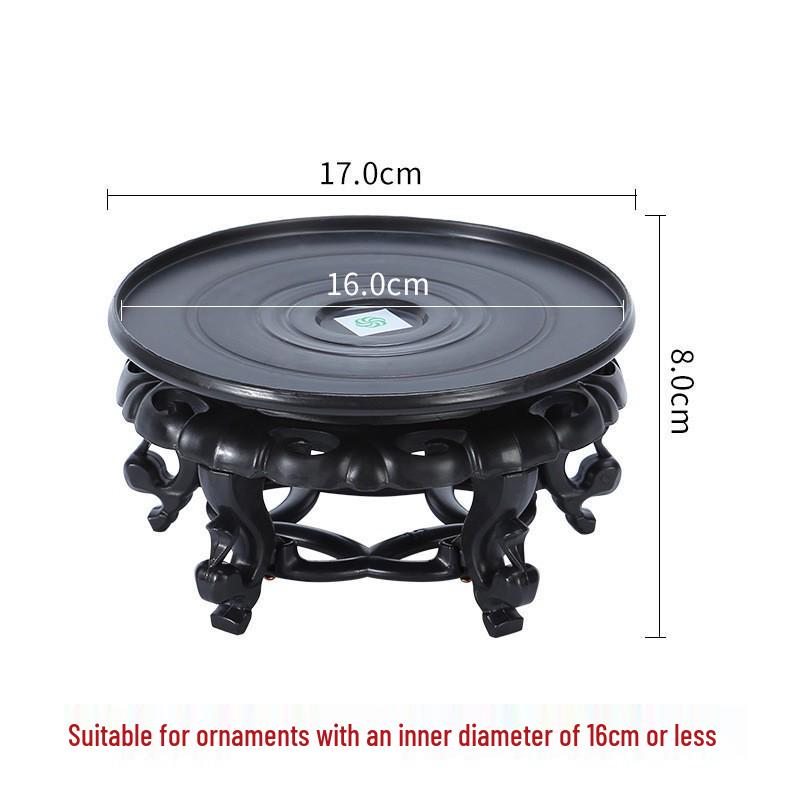Solides Bambus Weinflaschen- und Vasen-Präsentationsregal