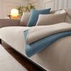 High Grade Four Season Universal Sofa Furniture Towel For Living Room Room Solid Color Chenille Living Sofa Cover Non -Slip Sectional Sofa Cover