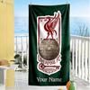 Liverpool Team Customized Name Beach Towel Super Soft Absorbent Suitable For Sports Travel Swimming Yoga Bathroom Beach And Pool
