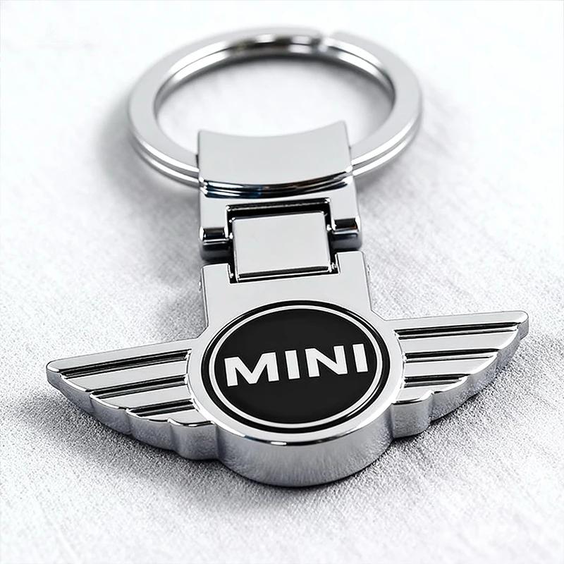 Car Badge Keychain Zinc Alloy Keyring Pendant For Mini Cooper JCW Works R56 R50 F54 F55 F56 F57 F60 R52 R53 R55 R57 R58 R59 czujm33