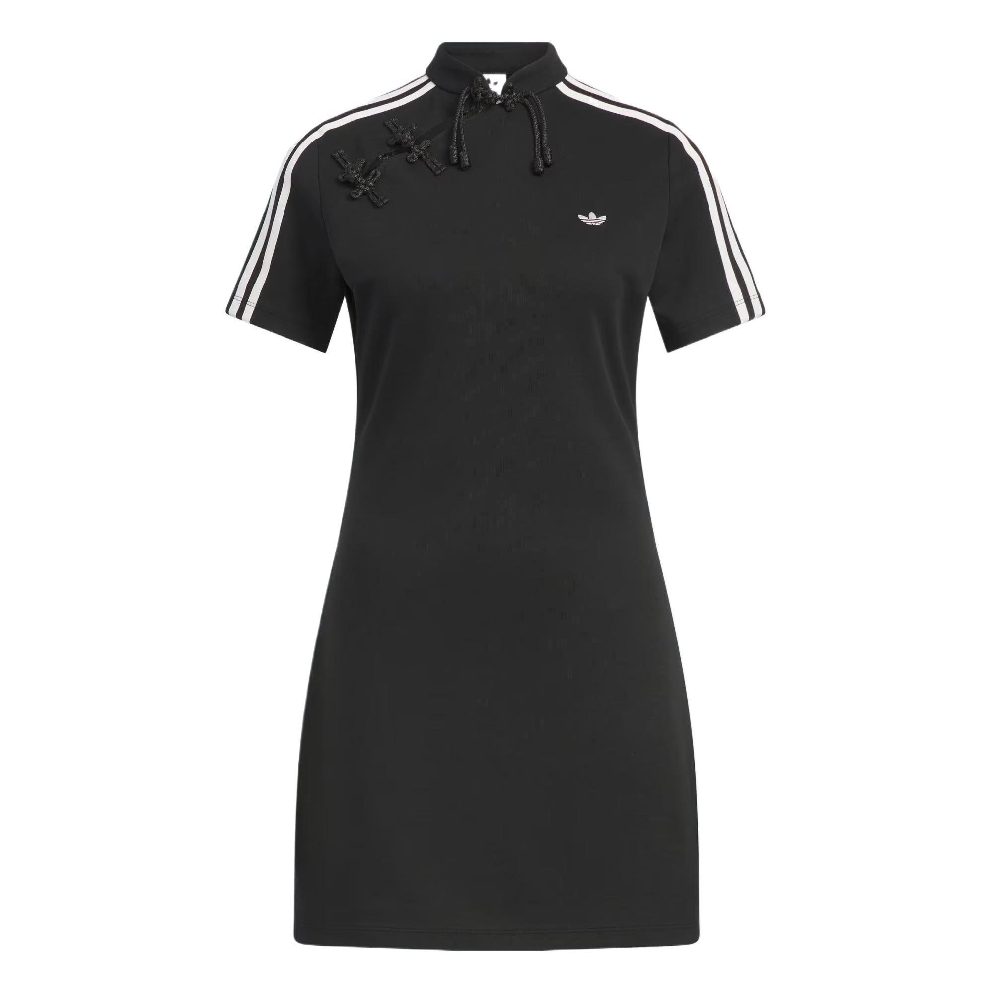 

Adidas Originals Удобное мягкое приятное для кожи модное платье с коротким рукавом Женские платья черного цвета KB6409 2XS чёрный