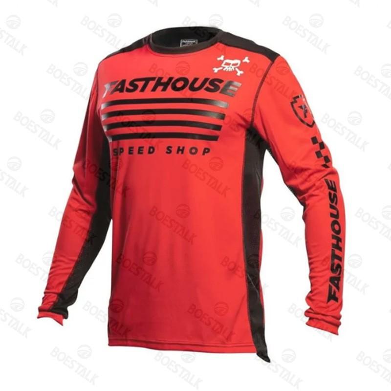 FASTHOUSE Outdoor Sports Cross-Country Motorcycle Cycling Suits Quick-Dry Mountain Long-Sleeves Quick-Surrender
