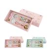 Wax Stamp Kit Retro Removable Handle Iris Pattern Wax Stamp Sealing Kit for Envelope Invitation