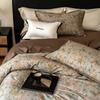 Light Luxury All Cotton Tribute Satin Premium Printed High Count High Density Pure Cotton Set - Late Autumn