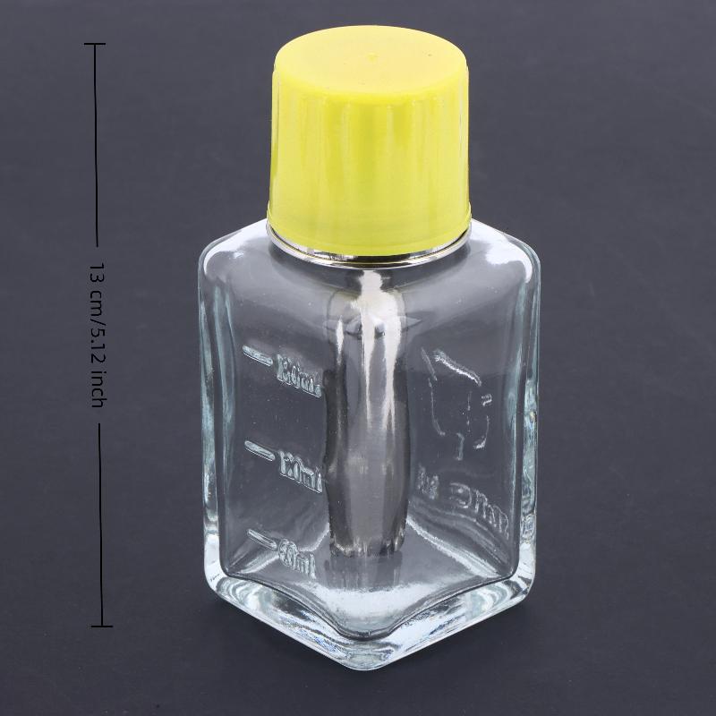 Nail Glass Bottle Press Funnel Press Type Bottle Nail Remover Water Empty Bottle Cleaning Liquid Crystal Hydraulic 180Ml