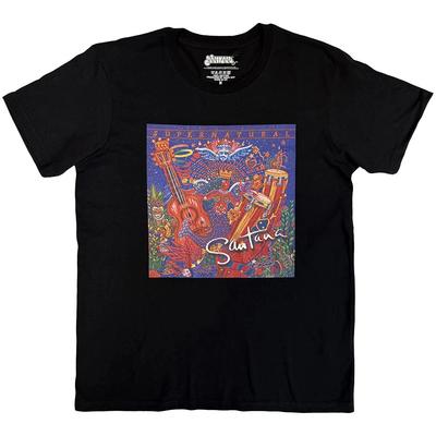 Santana T-Shirt: Übernatürlich (Schwarz) OFFIZIELL Neu