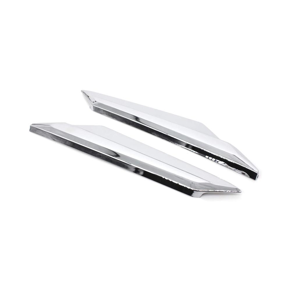 2x Chrome Fairing Rearview Mirror Cover Trim For Honda Goldwing GL1800 2018-2020