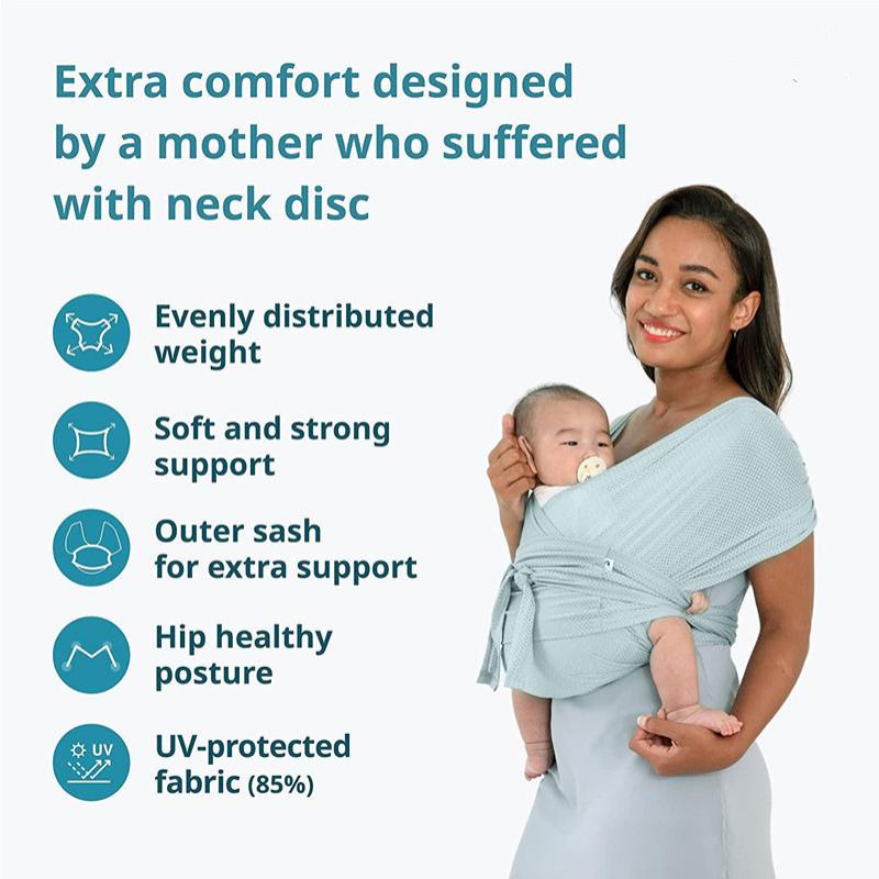 1 Piece Infant Newborn Adjustable Stretchy Carrier Belt Portable Breathable Baby Sling Wrap Multifunctional Travel Supplies