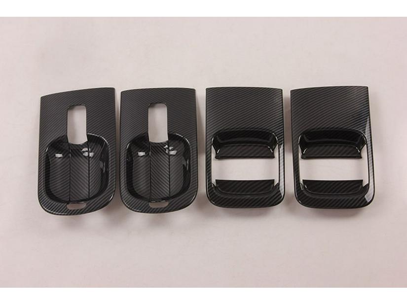 2020 H-1/Grand Starex Black Carbon Fiber Pattern Outer Door Bowl