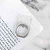 Transparenter Kristall Ringständer Metallring Bügel Faulenzerständer Acryl PC Transparente Handy-Ring-Schnalle