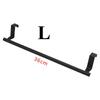 Towel Rod Steel Metal Wire Over Cabinet Towel Rack Storage Organizer Bathroom Door Hanging Towel Rack Punch-free Rag Hanger