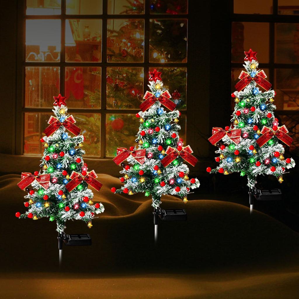 Solar Christmas Tree Lights, 40LED-Lights Solar  Christmas Lights, Outdoor Garden Decoration Light, Solar Christmas Decorations, For Patio
