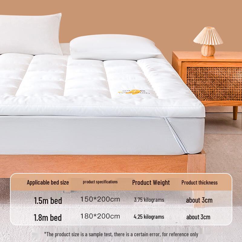 MUJI Складной матрасный топпер, устойчивый к давлению 150cm x 200cm (Double)