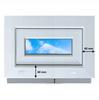 Finestra PVC Antracite 60X40 Destra, Nuova 600X400 Mm Vasistas-Apertura a Ribalta Bi-Vetro