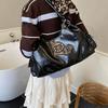 Faux Leather Hobo Bag Women Fashion Shoulder Bag With Stud Detail Soft Texture Handbag Everyday Use