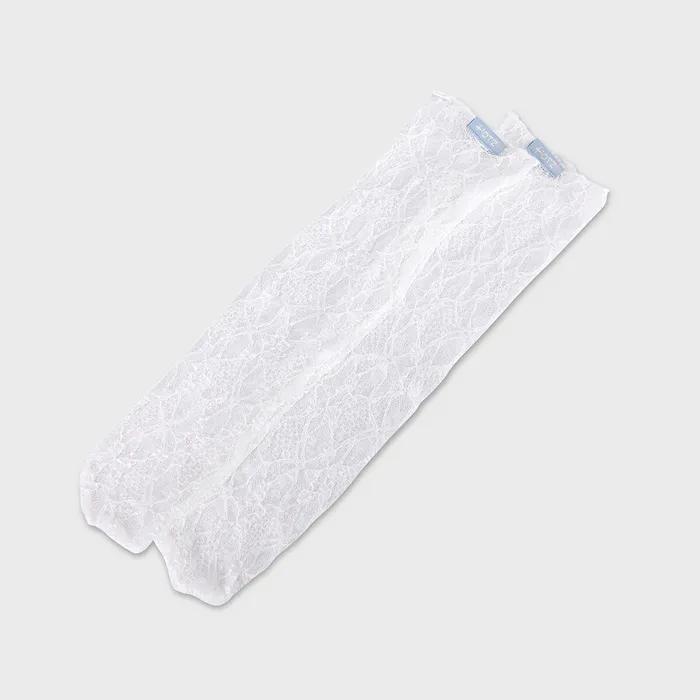 Flower Lace Socks White OZAYGA206W
