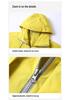 Unisex Outdoor Tech Shell Jacket: Windproof, Water-Repellent, Wear-Resistant for Mountaineering