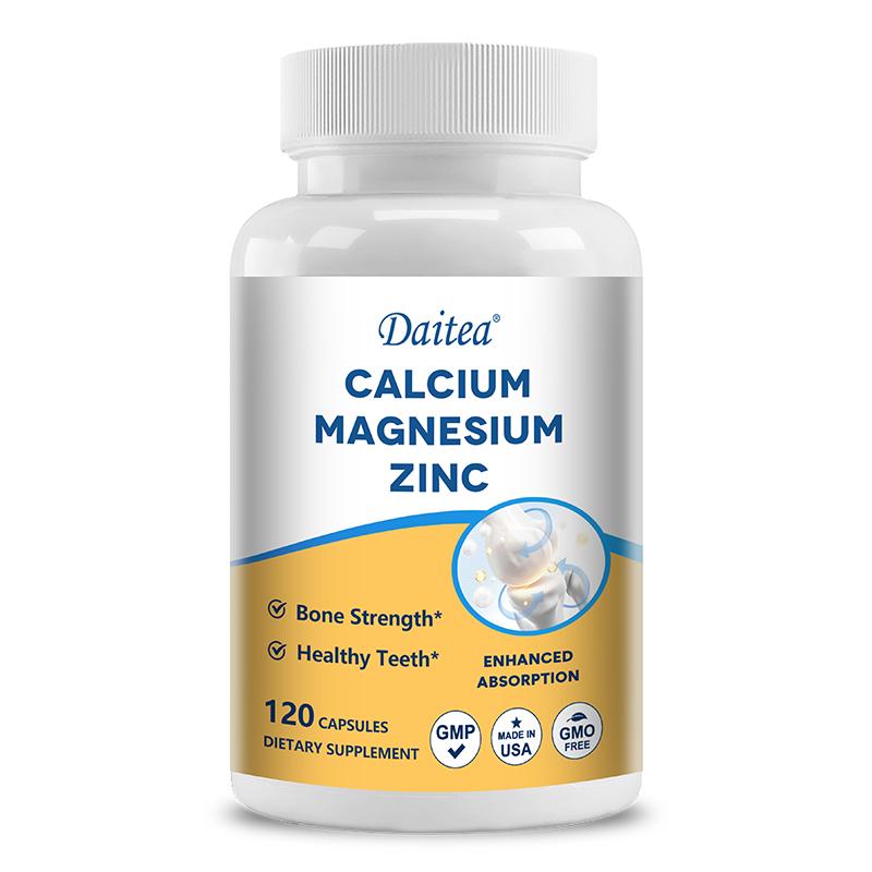 Calcium Dietary Supplement, With Magnesium, Zinc, Glutamic Acid Hcl, 120 Capsules 120 Capsules